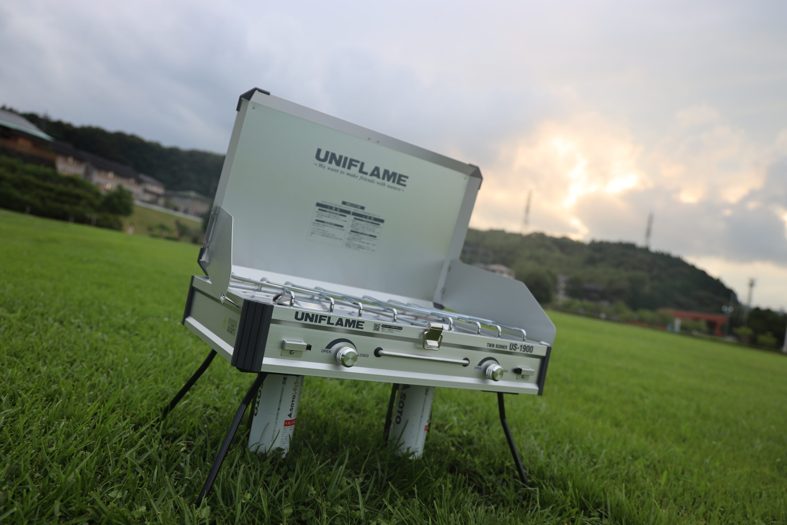 アウトドア ストーブ/コンロ ついに買いました！ユニフレームのツインバーナー US-1900 使い方を 